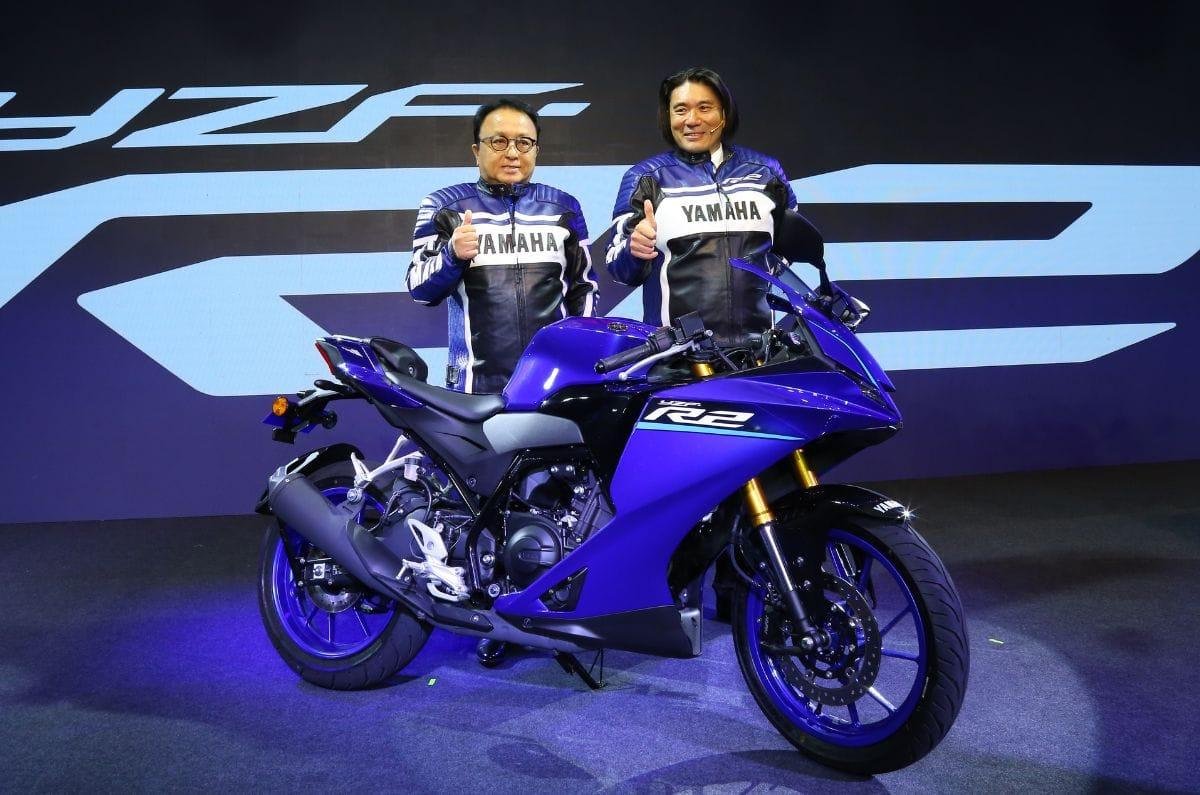 Yamaha R2 arrives at dealership showroom